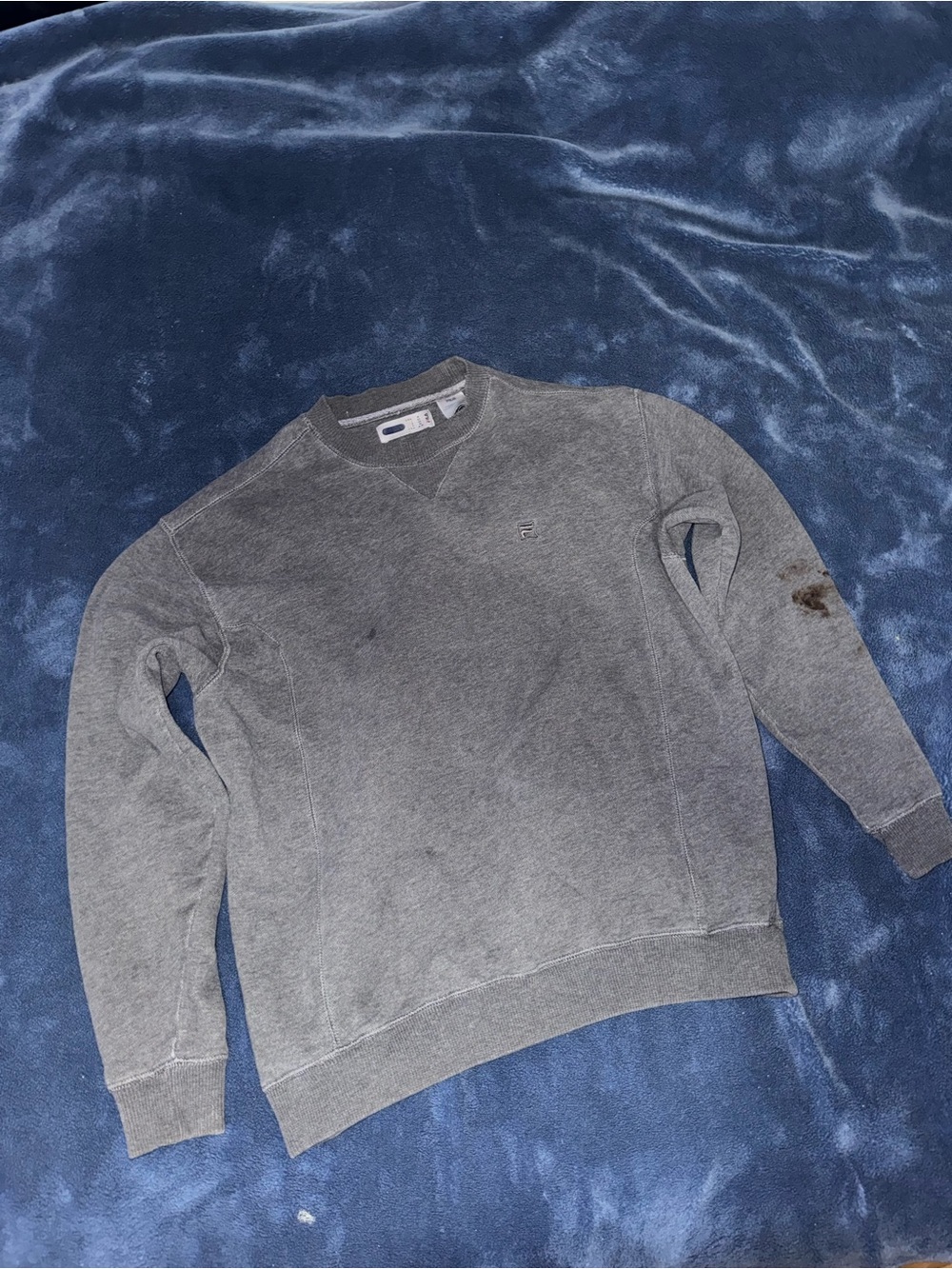Fila Men’s Heather Gray Crewneck Sweatshirt